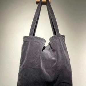 Corduroy Tote Bag, Shoulder Bag, Resusable Foldable bag, Casual Tote Bag,